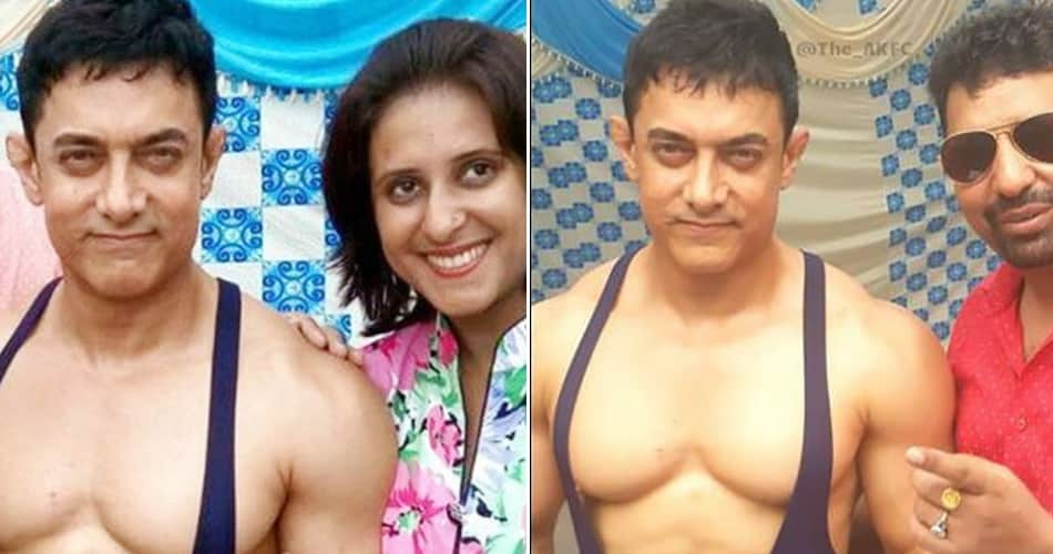 movie dangal hero aamir khan new look viral on social media
