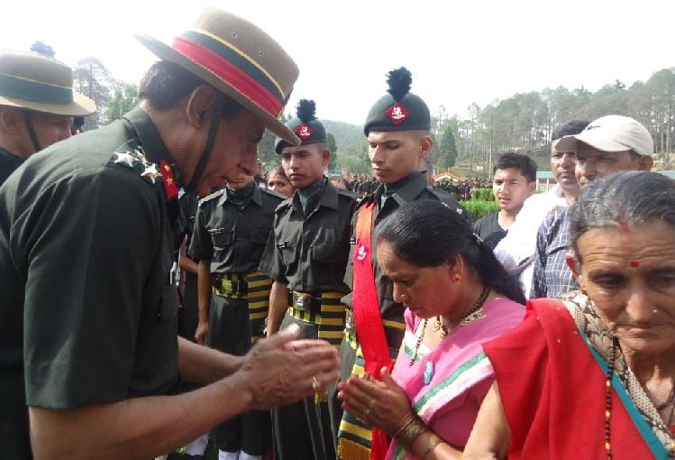 attestation parade of KRC Ranikhet