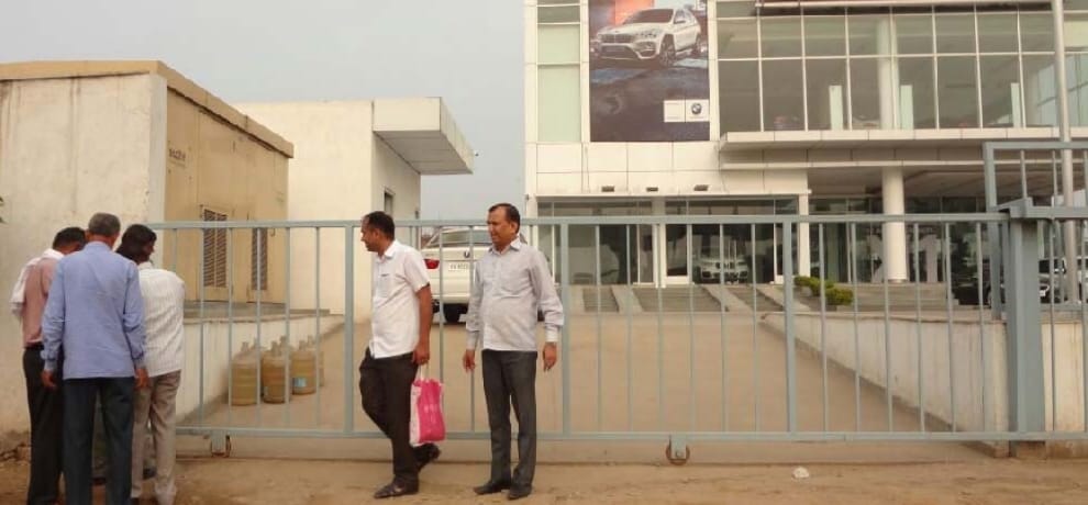 BMW showroom property tax paid by the operator, was sealed