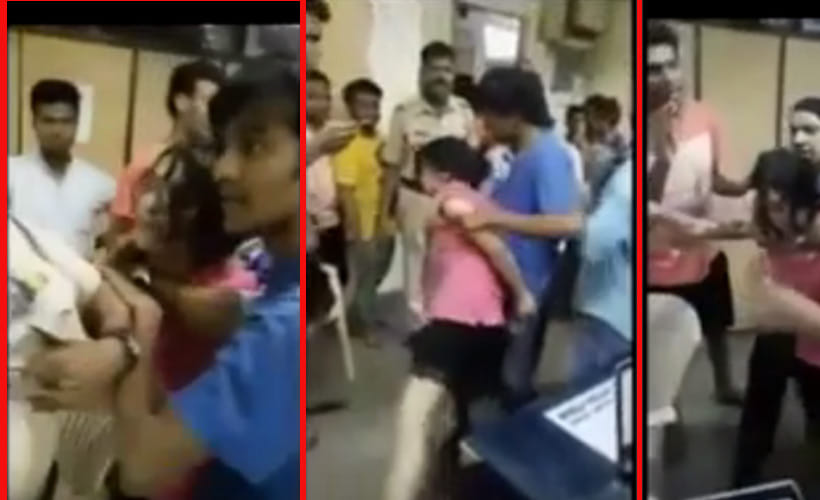 Drunken girl assaults cops, ransacks police station