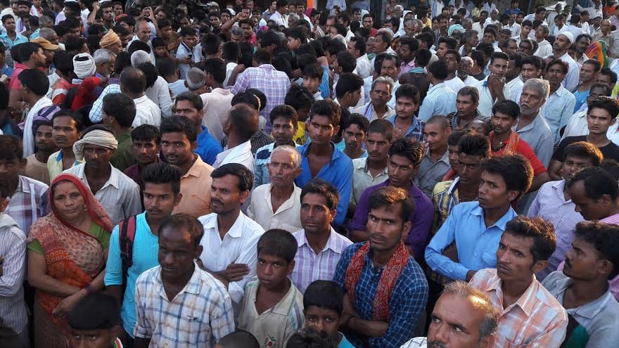 The people who took to the street in protest against the killing of former Prime