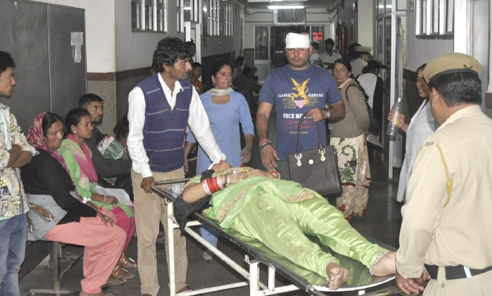 Accident at chandigarh-manali highway, baby girl killed.
