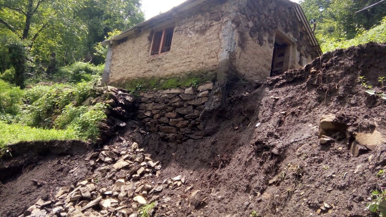 rain becoming disaster in rudraprayag.