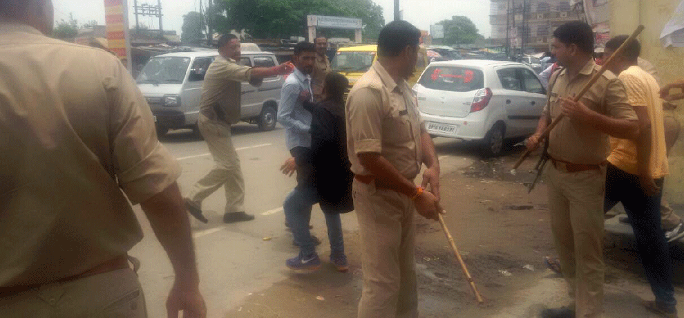 Baton charged on villagers, 15 people in custody