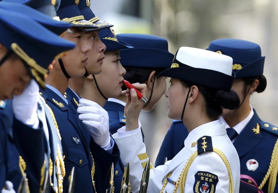 military precision in china