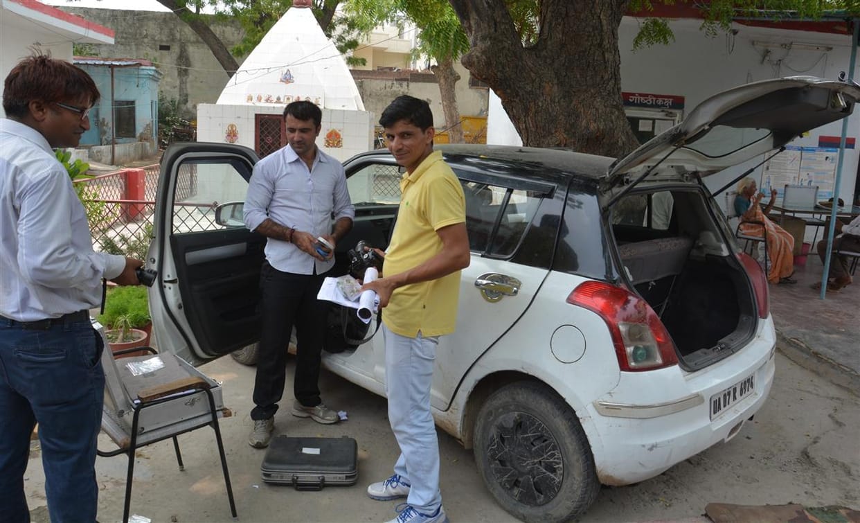 MLA 's relative found blood stains in the car