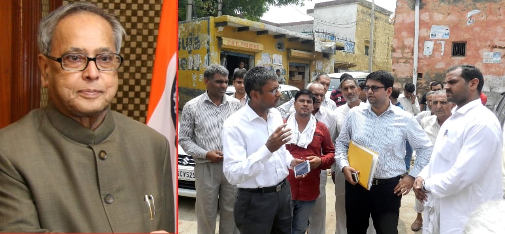 Team president arrived in the village adopted the five villages will be smart