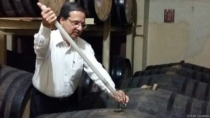 Dravid 's dad 's job at the behest of wine tasting