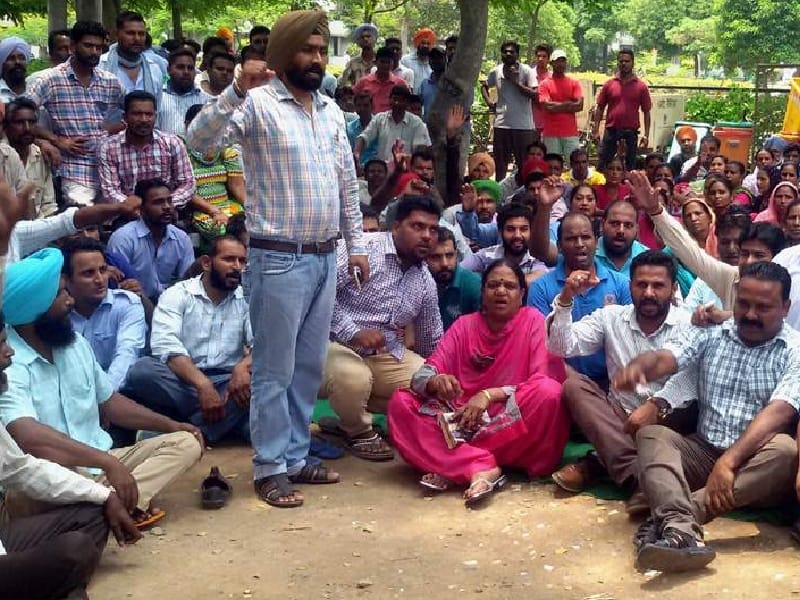 Punjab University, non-teaching staff, Fury March regular, Patiala