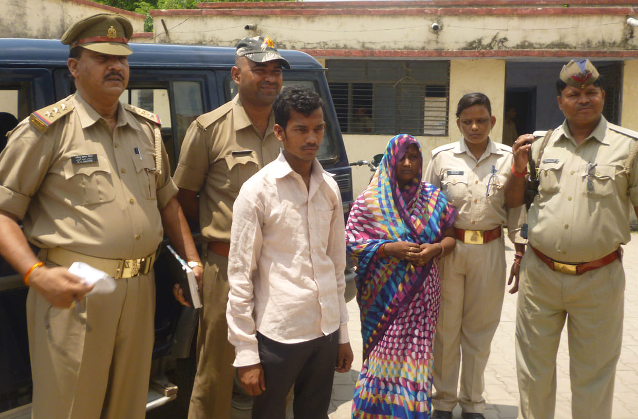 daughter in law with boy friend arrested in murder