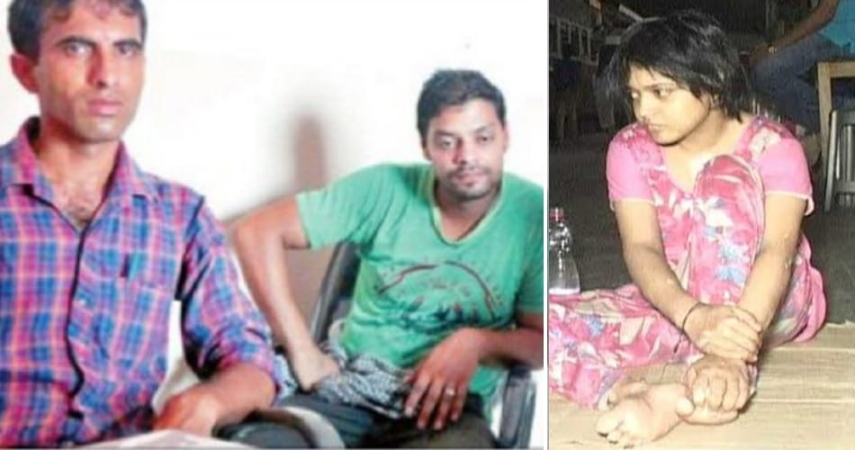 brothers left handicape sister on railway station, disable girl found on station, emotional story 