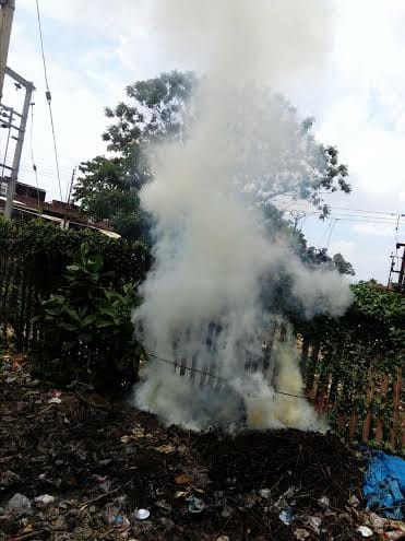 Cable blast, electricity sub-station fire