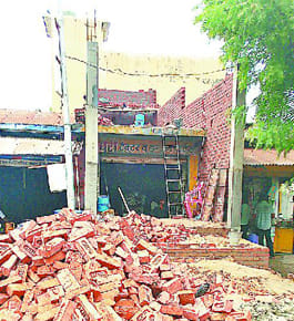 Construction of the road instead of the store, several detained