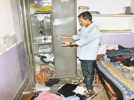 Congress leader deserted house stealing millions from