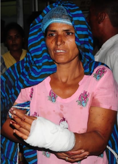 firing, two groups firing, rohtak village firing, national player injured in firing