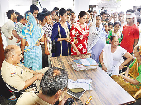 kinner protest at kotwali