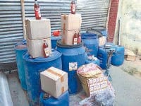 Fake liquor factory busted, two arrest, crime, karnal crime, karnal