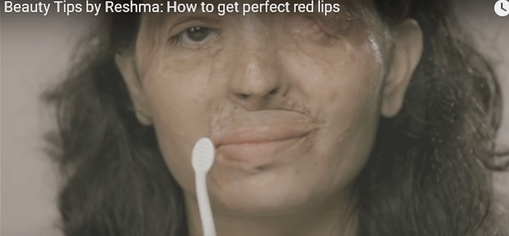 video of acid attack survivor giving beauty tips wins award atcannes
