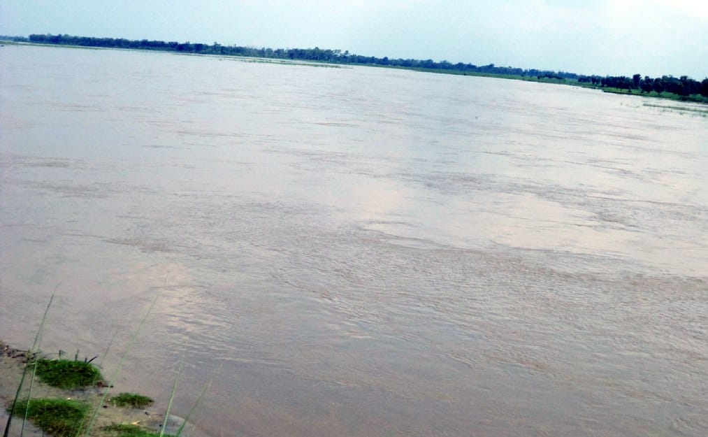 Sharada 47 cm above the danger mark reached