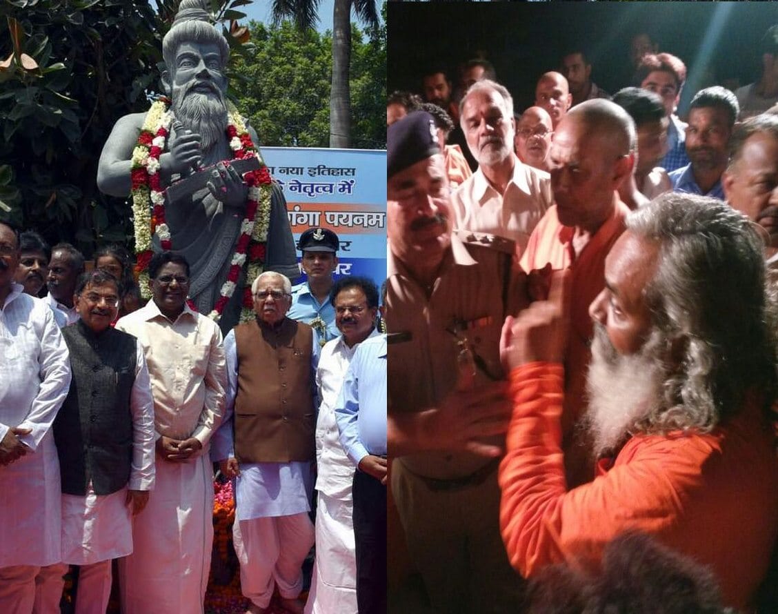 tamil poet thiruvalluvar statue not established in haridwar.