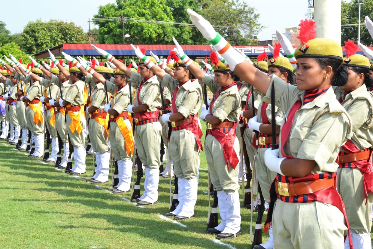 215 women constables took the oath of devotion to duty