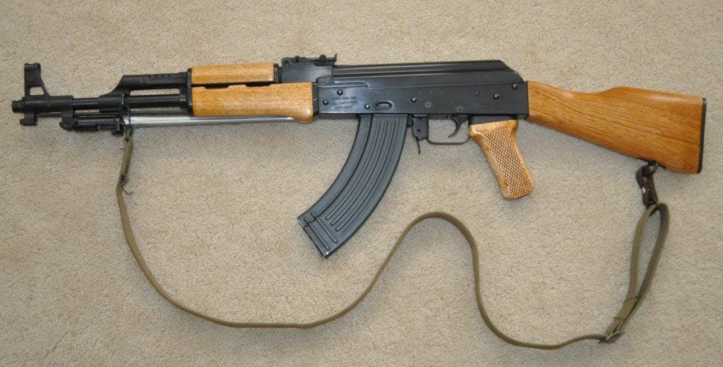 youth ran out with Terrorist rifle in budgam
