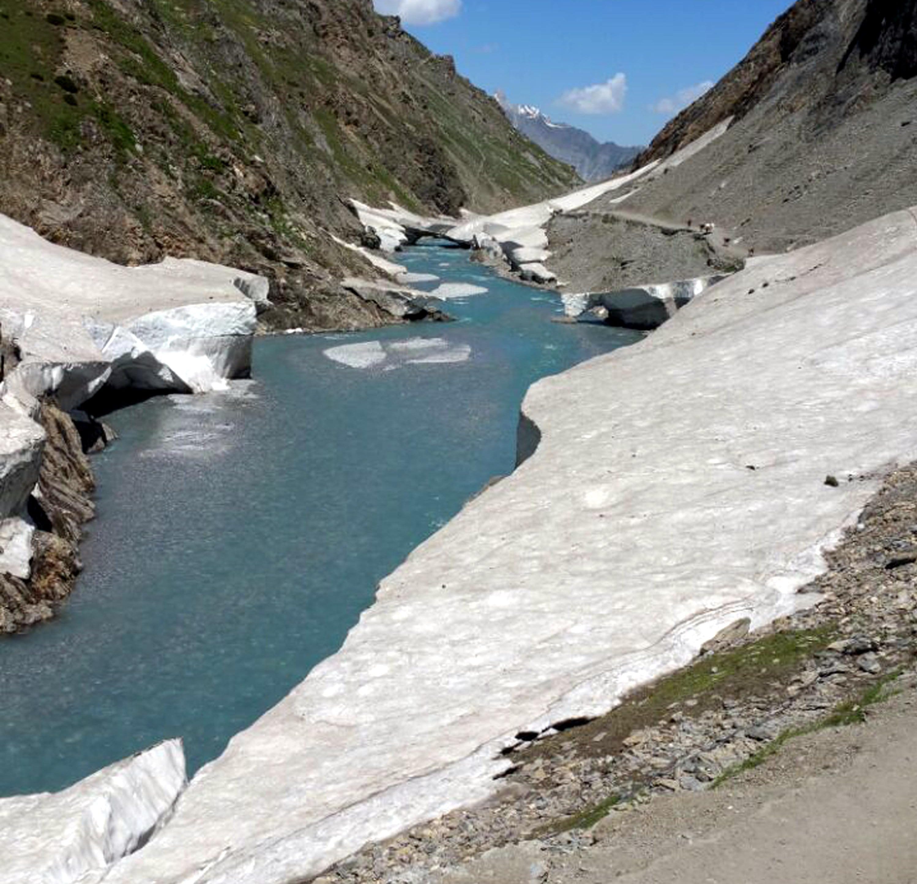 first exclusive images of amarnath yatra route