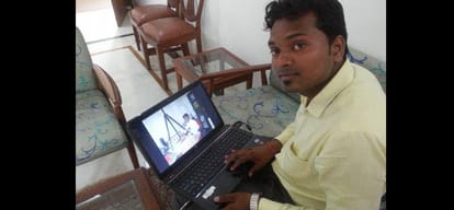 BHU boy gift to blind people, computer will type on indication of fingers