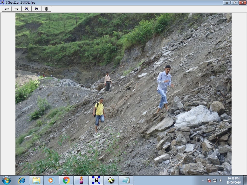 Roads, Malla and chopped Vichlla contact Danpur