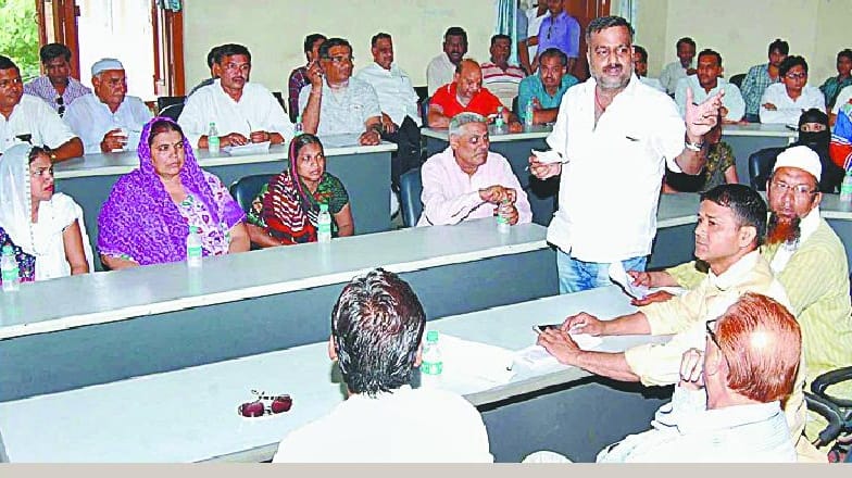 Outrage over the intervention of administration