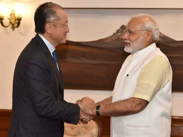 World bank chief meets Modi