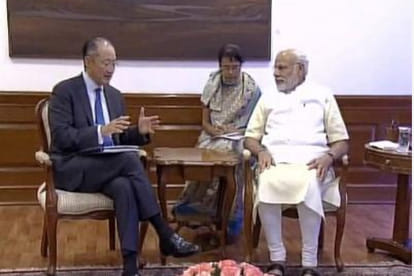 World bank chief meets Modi