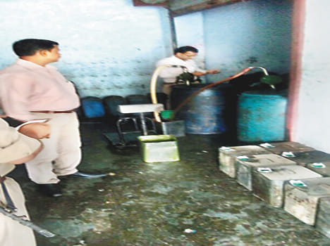Adulterated mustard oil caught