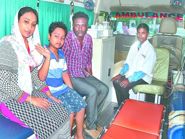PM uncle sent ambulances Ansh gone to Lucknow