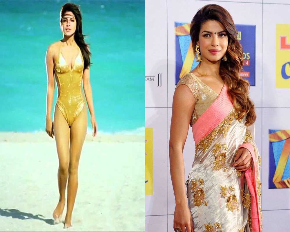 Bikni Vs Saree: Hot And Ethenic Looks Of Bollywood Actresses