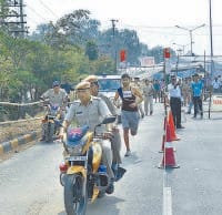Ran 2 km of 302 accused. Police brought the bike, Kurukshetra