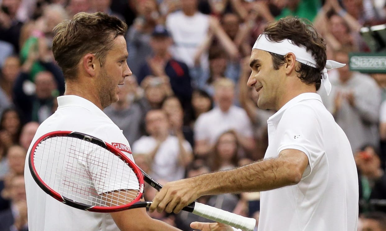 Roger Federer Advises Marcus Willis to ramp up his practice 