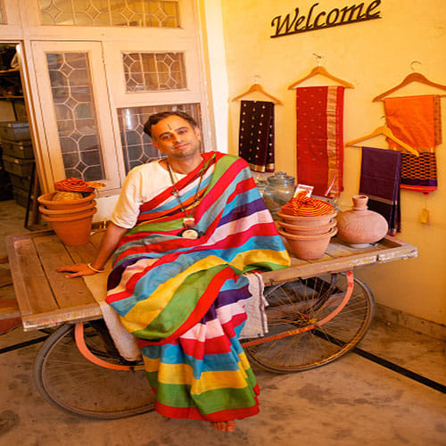 The Saree Man of India