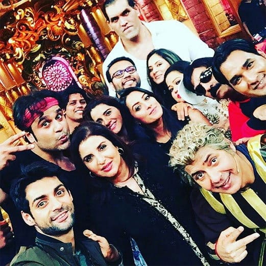 the great khali visit at krishana bharti show comedy nights bchao