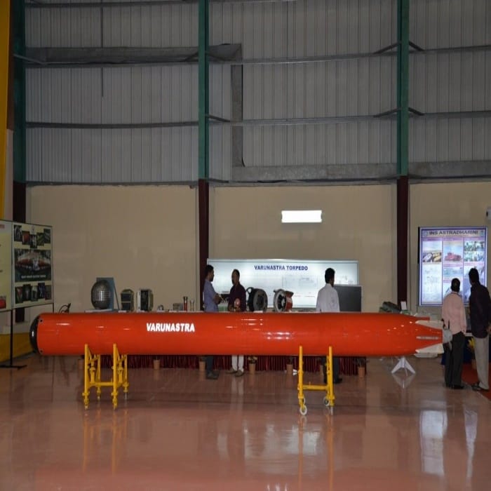 Indian Navy Inducts Indigenous Heavyweight Torpedo 'Varunastra'