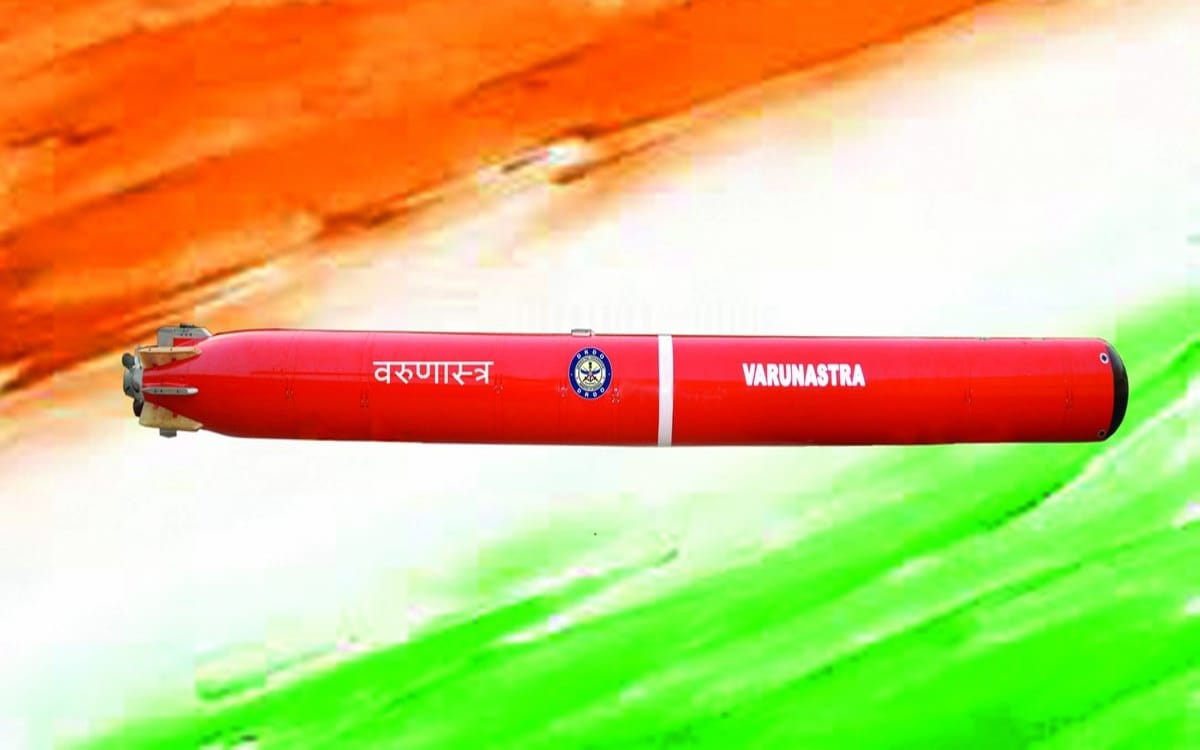 Indian Navy Inducts Indigenous Heavyweight Torpedo 'Varunastra'