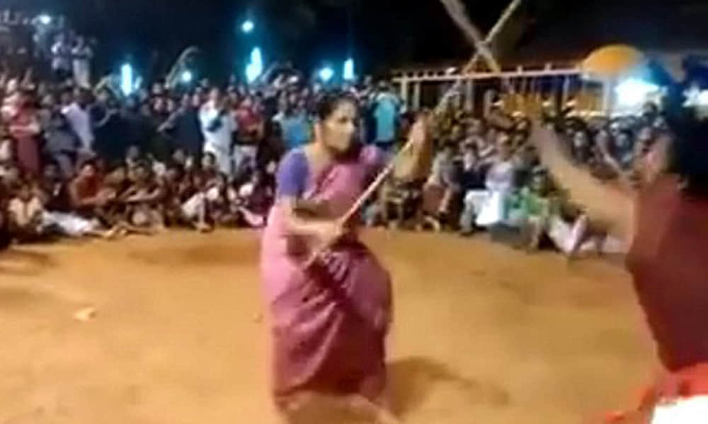 76 year old women doing marshal art
