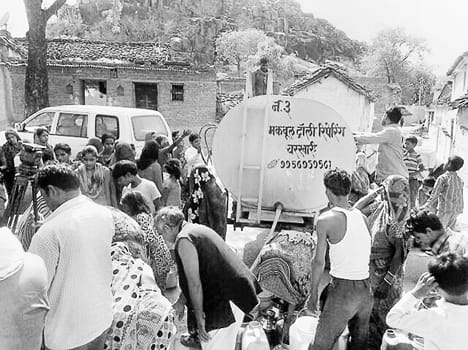 Water supply from a week stalled