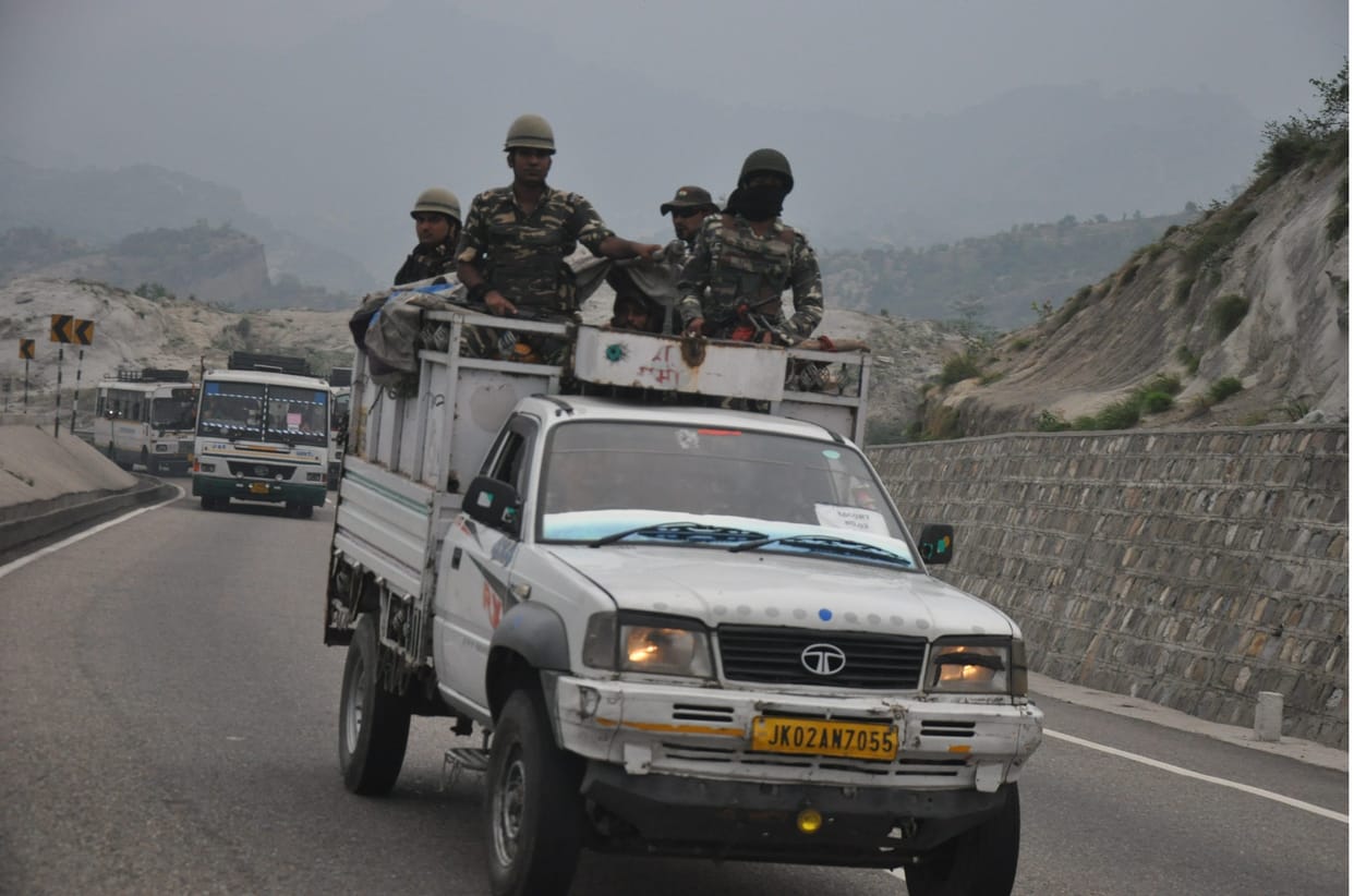 The first group for the Amarnath jyatra despatched from jammu