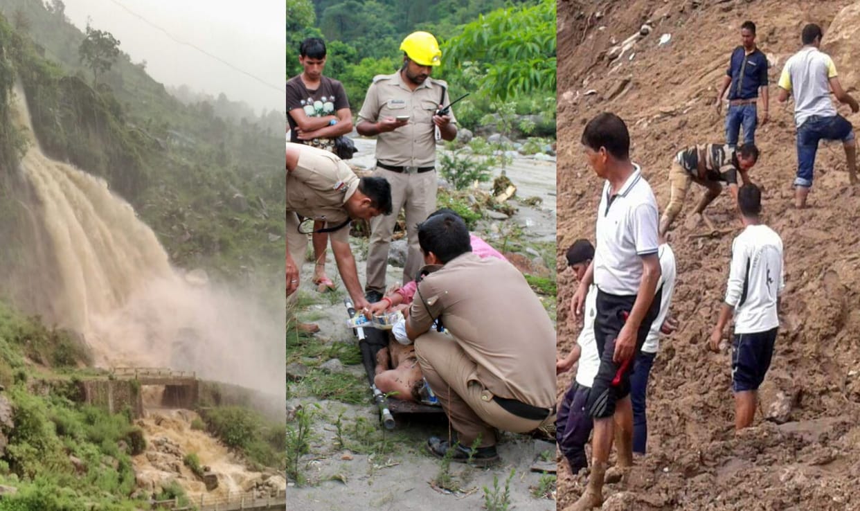 after rain rescue start in uttarakhand, tragic photos.