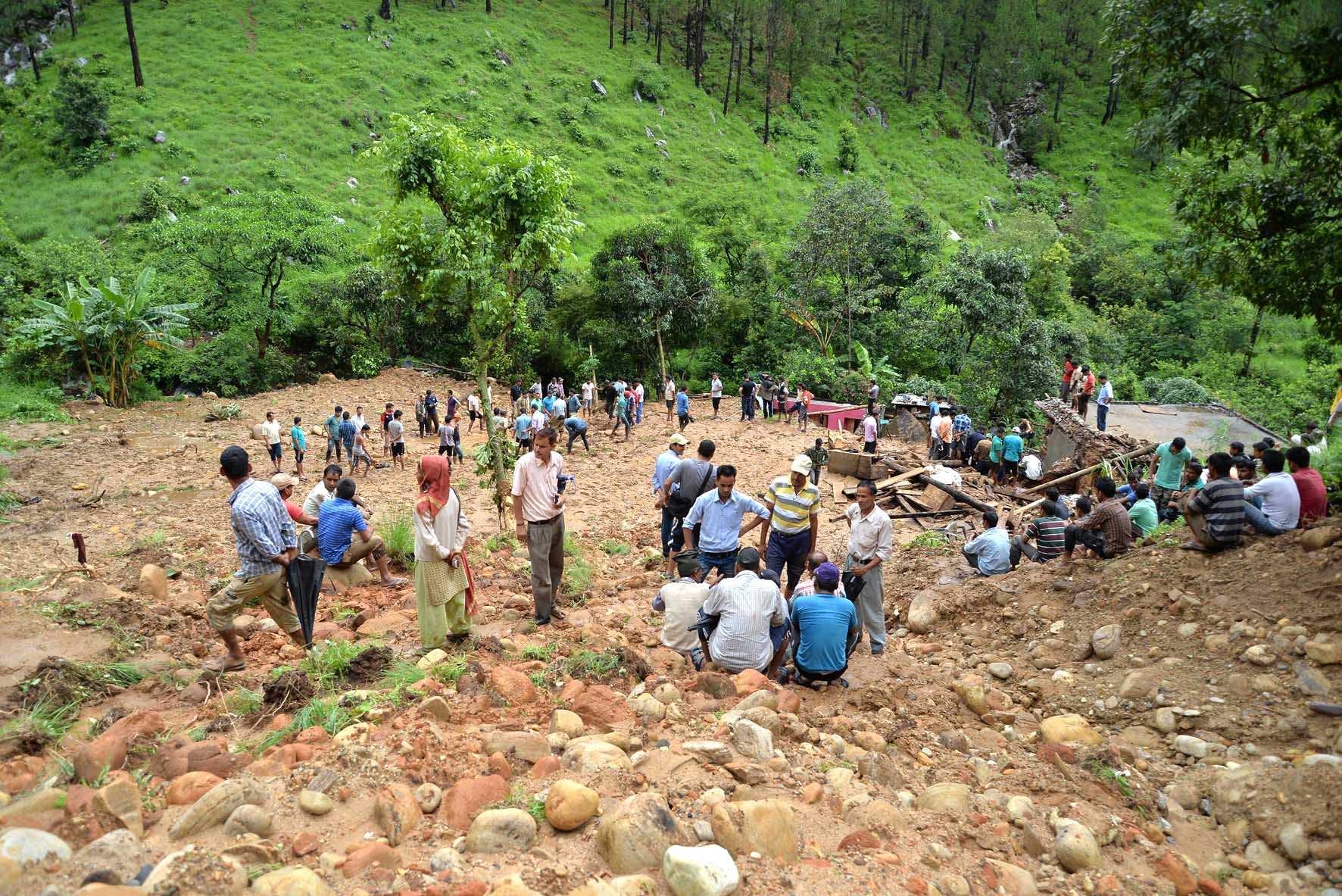 after rain rescue start in uttarakhand, tragic photos.