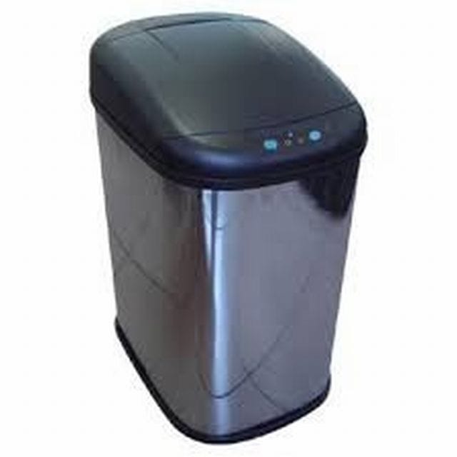 Stepping up the lid of the dustbin will open wastes