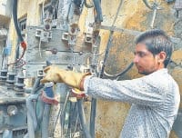 electricity sraff on strike, water problam, bhiwani