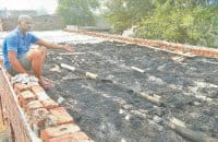 fire in dairy, problam, loss, bhiwani