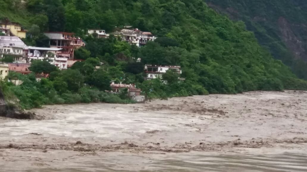 uttarakhand rivers water level increased fast, alert